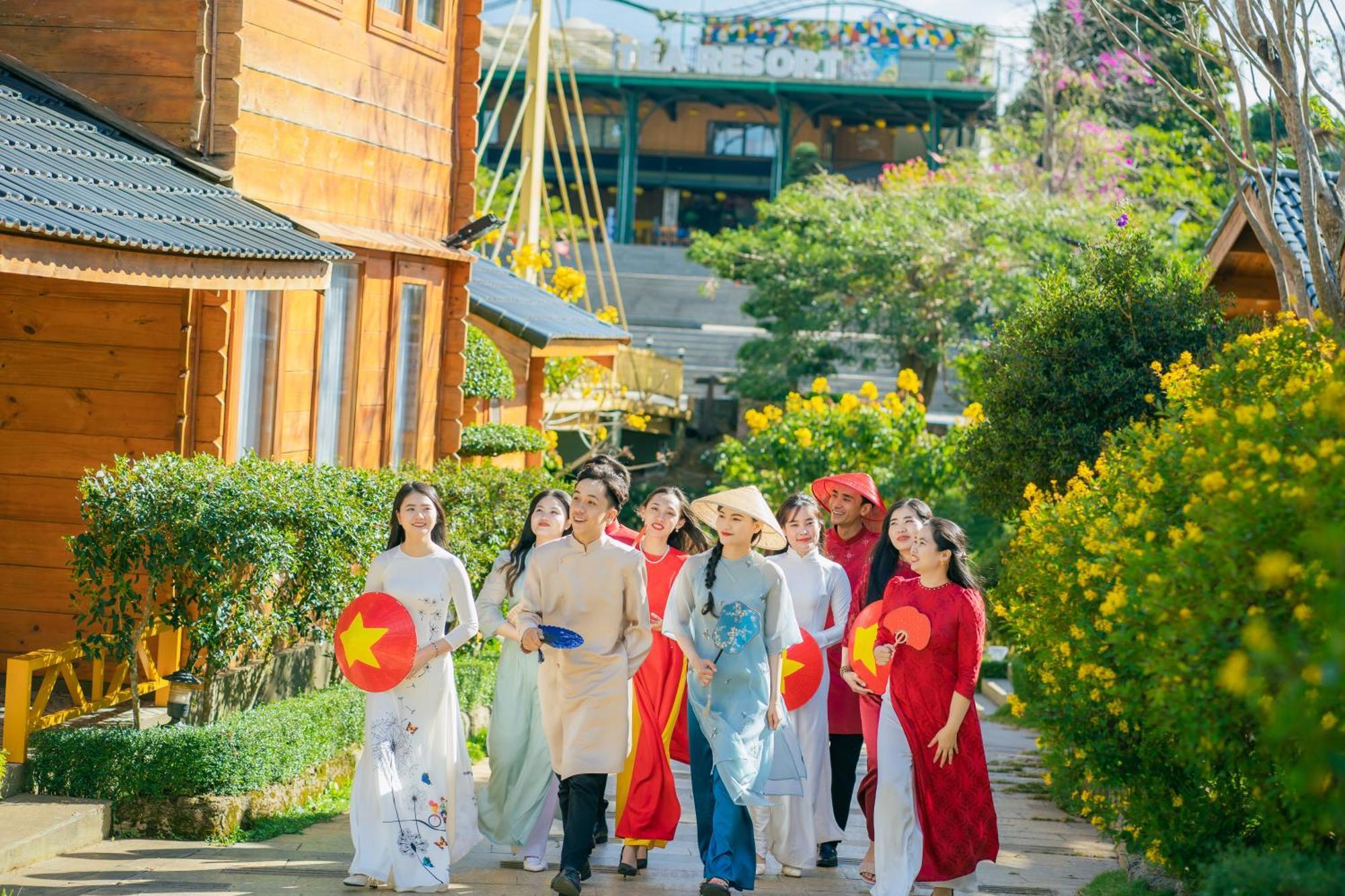 Tea Resort Bảo Lộc Eksteriør billede
